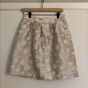 Anthropogie Anya Dotted Jacquard Skirt - NWT